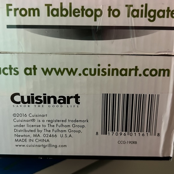 14” Cuisinart Portable Charcoal Grill - Picture 4 of 4